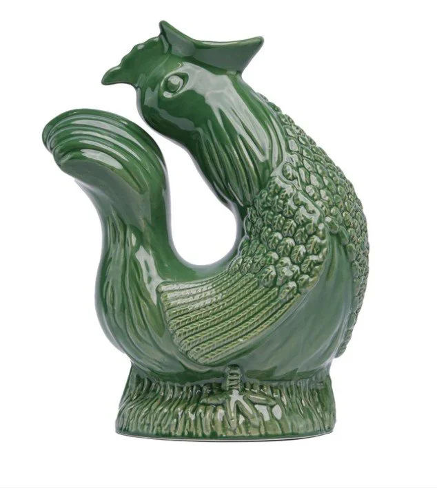 cluckle, guggle, vert, coq, rooster, carafe, glouglou.jpg