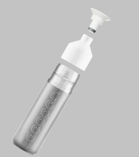 dopper, gourde, eau, argenté, boire, thermos, sport .png