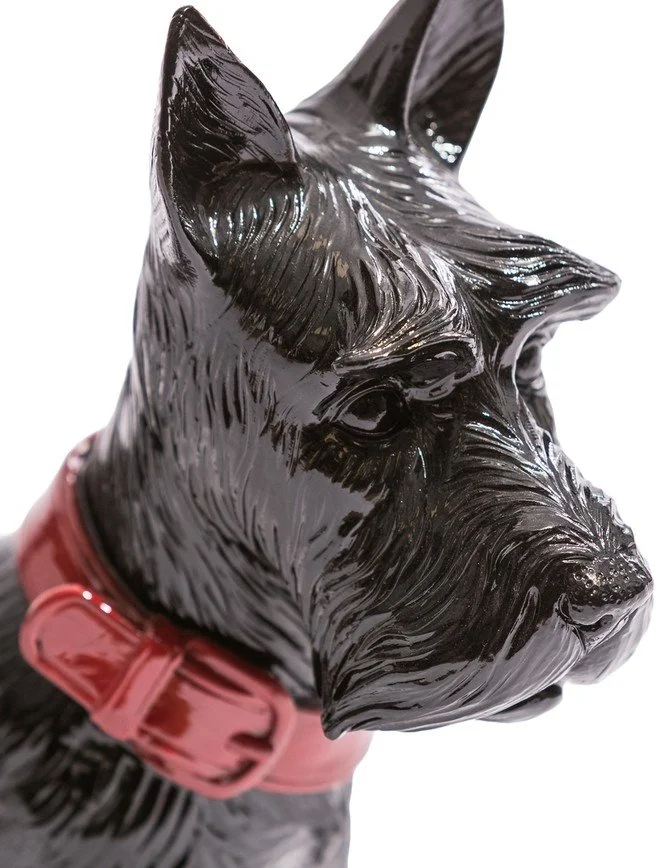 tirelire, chien noir, terrier, mc gowan, animal, décoration; économiser, argent, fun.jpg