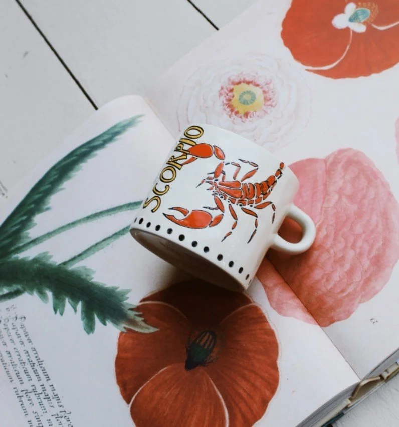 tasse, scorpion, signe astrologique, annanina, mug, céramique.jpg