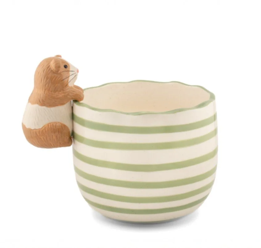 cache pot, cochon d'inde, sass&belle, animal, rayures, rond, décoration, plantes, fleurs.jpg