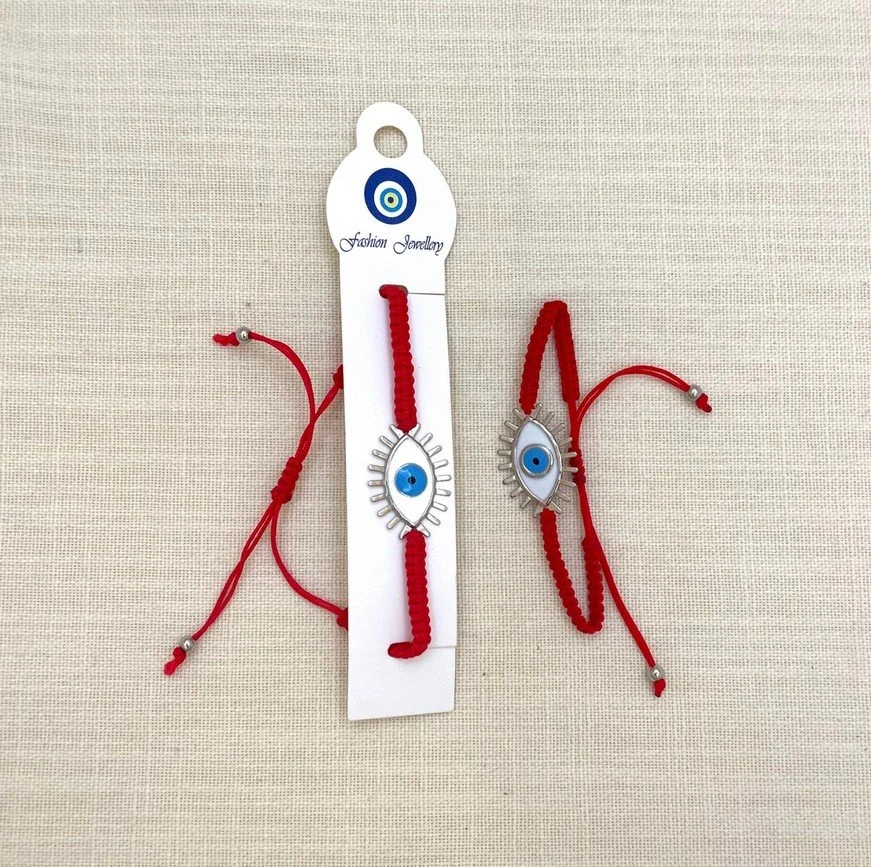 Bracelet rouge Oeil - Tesoros Trading Company