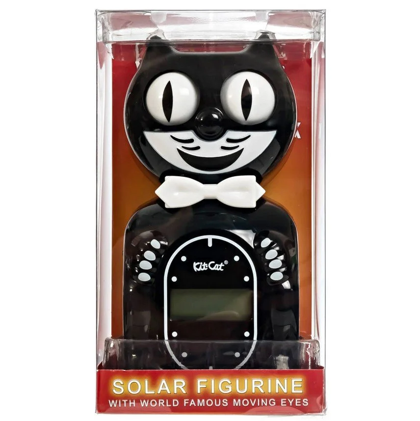 reveil solair, kit cat klock, chat, noir, poser, matin, sonner.jpg