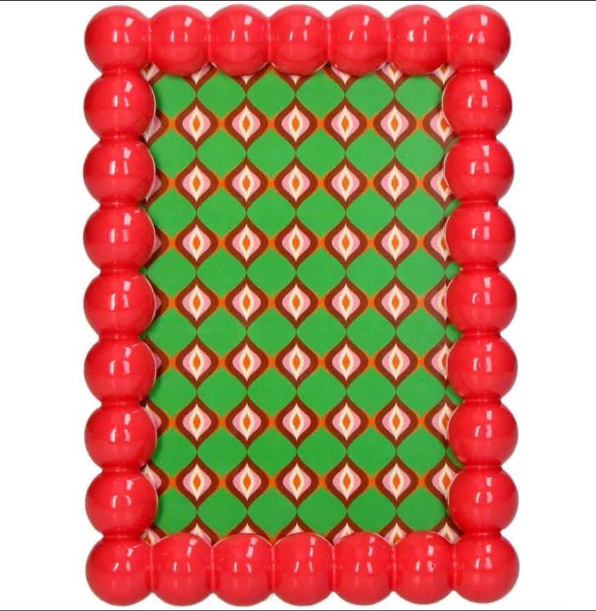 cadre photo, kersten, rouge, perles , rectangulaire.jpg
