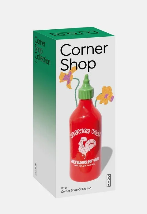 vase, sauce piquante, doiy, rouge, fleur, bouquets, décoration, fun, intérieur.jpg