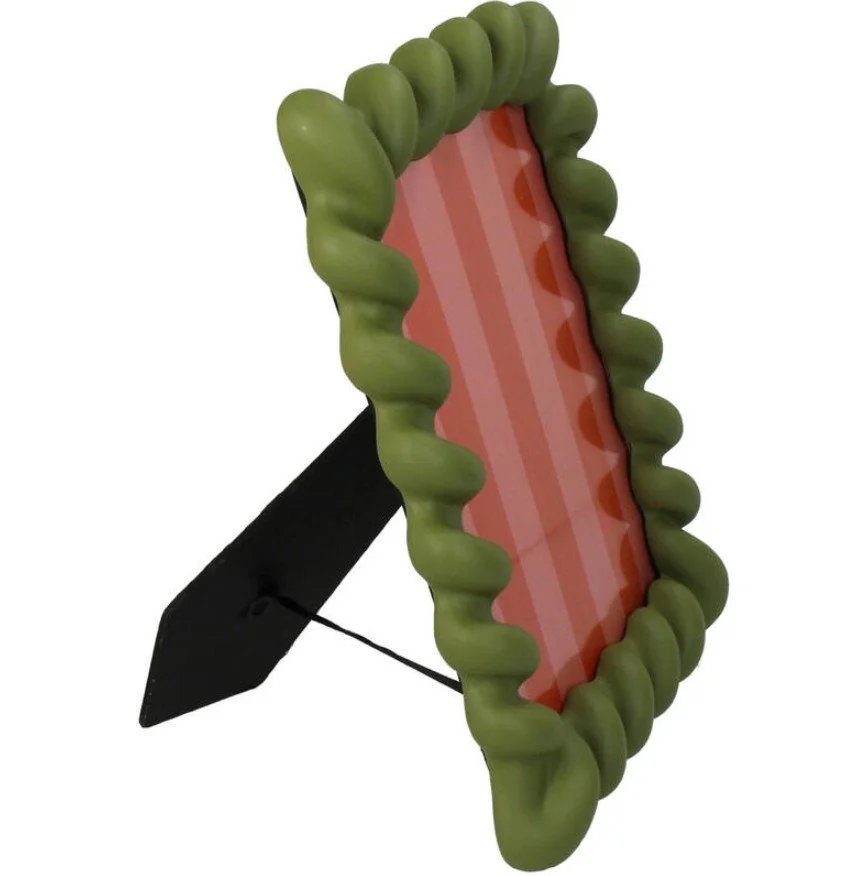 cadre photo, vert, kersten, ondulé, décoration, souvenirs.jpg