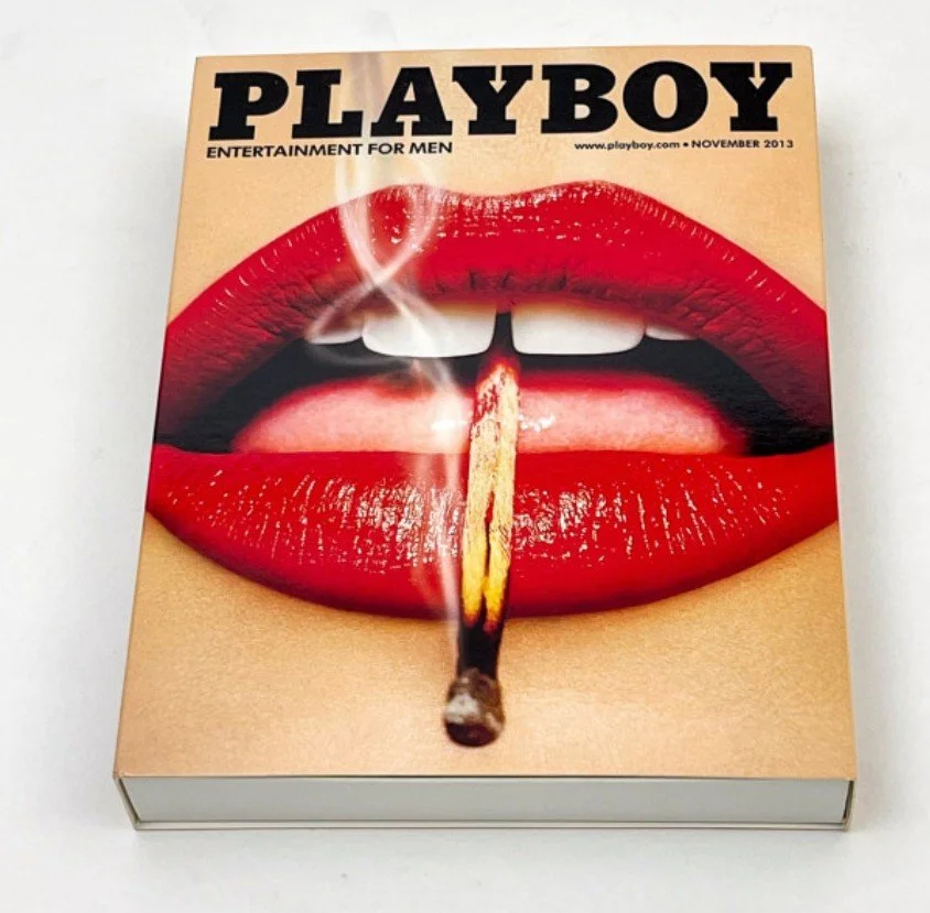 boite d'allumettes, play boy, bazardeluxe, style vintage, lèvres, rouge.jpg