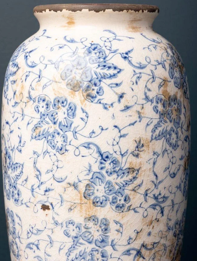 vase, chehoma, urne, fleuri, bucolique, bleu, style vintage.jpg