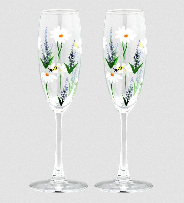 coupe de champagne, art de la table , décoration , peinture, champagne , verre , boisson .jpg