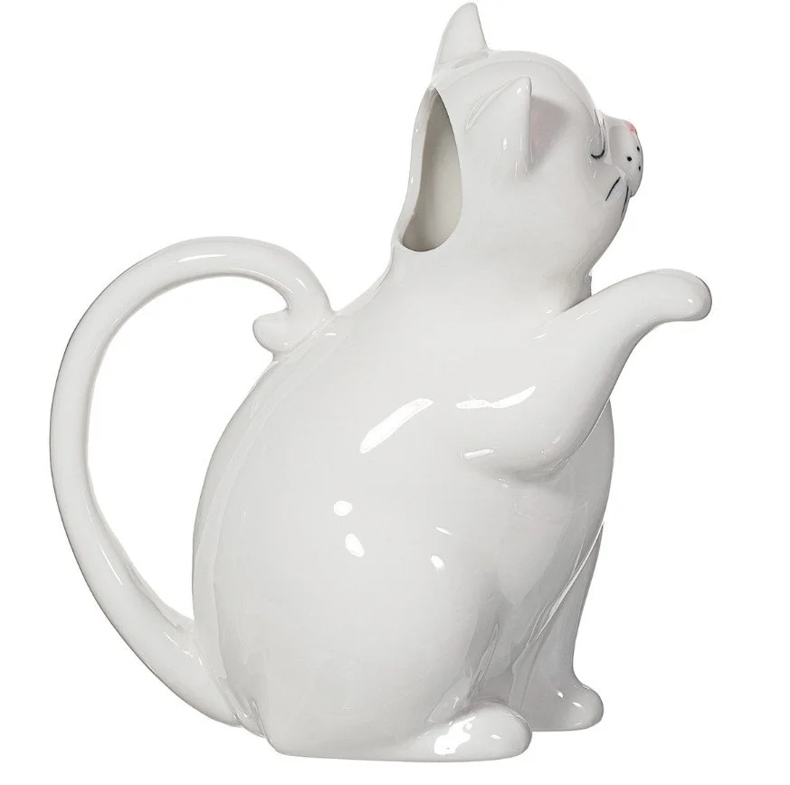 vase, chat, sass&belle, eau, fleurs, blanc, mignon, pattes, porcelaine, eau.jpg