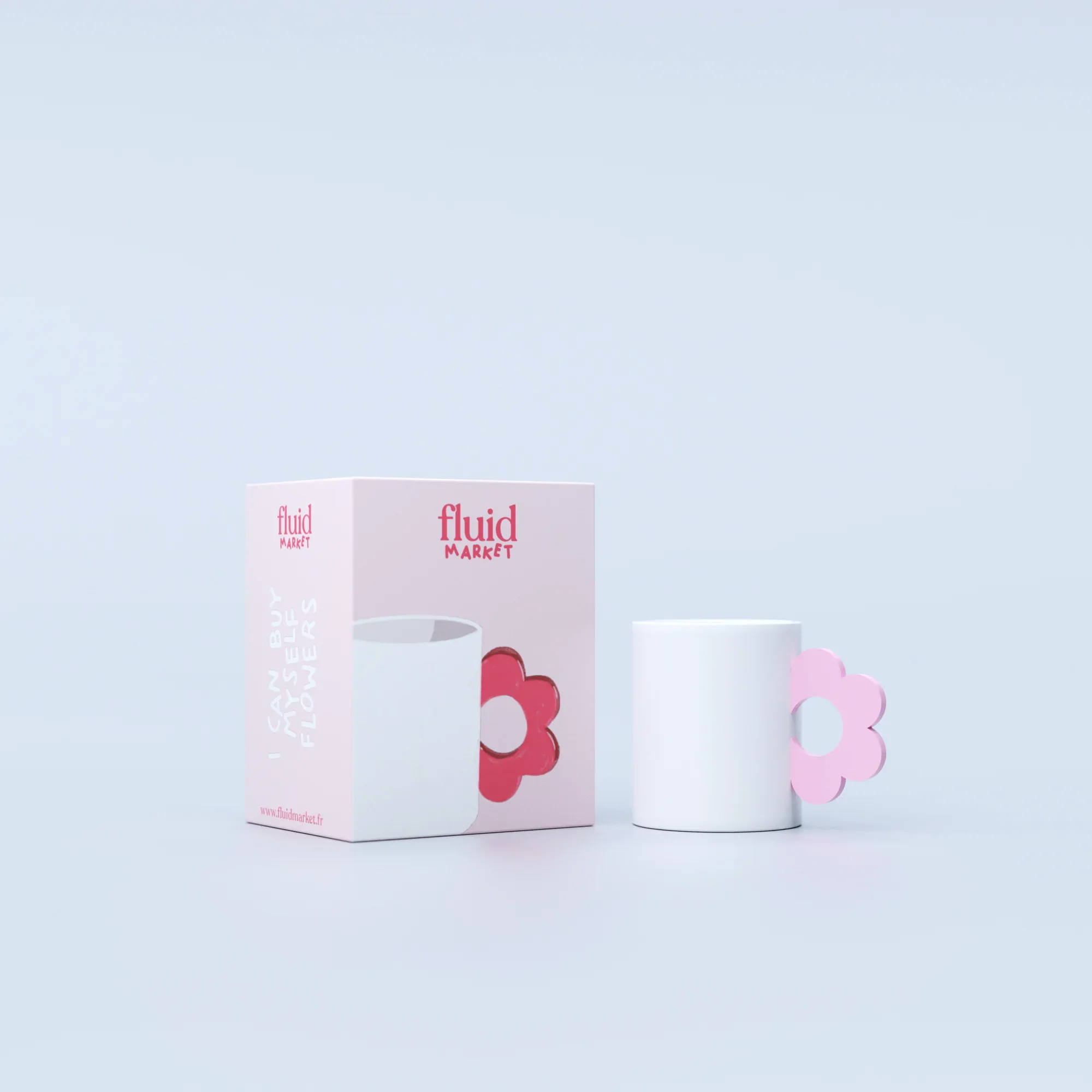 mug, tasse, fluid market, fleur, rose, boire, blanc, matin.webp
