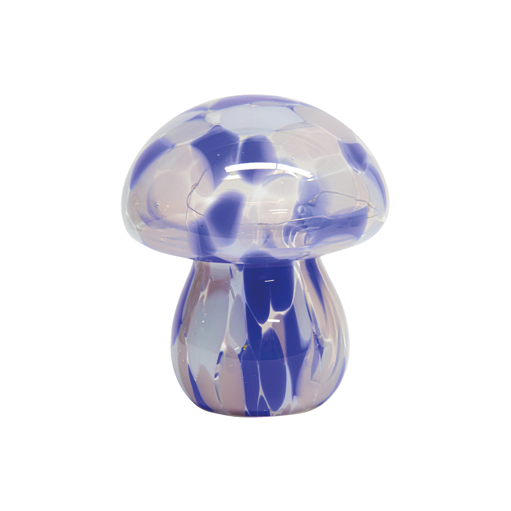 lampe, champi, bleu, blanc, lumière, éclairer, décoration.png