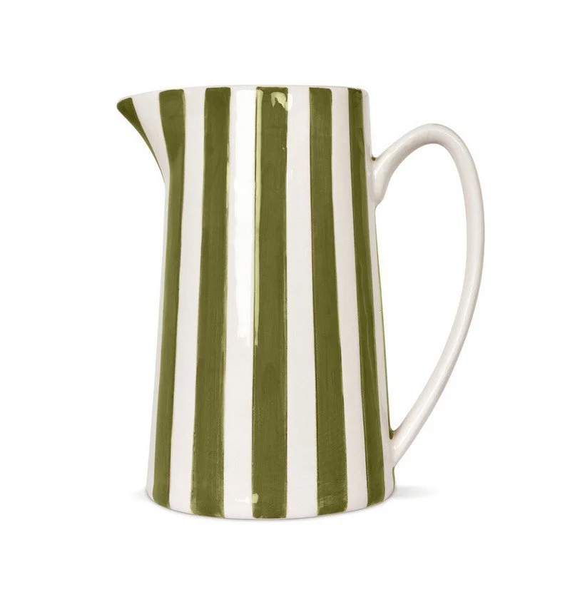 pichet, rayures, kakie, opjet, servir, eau; décoration.jpg