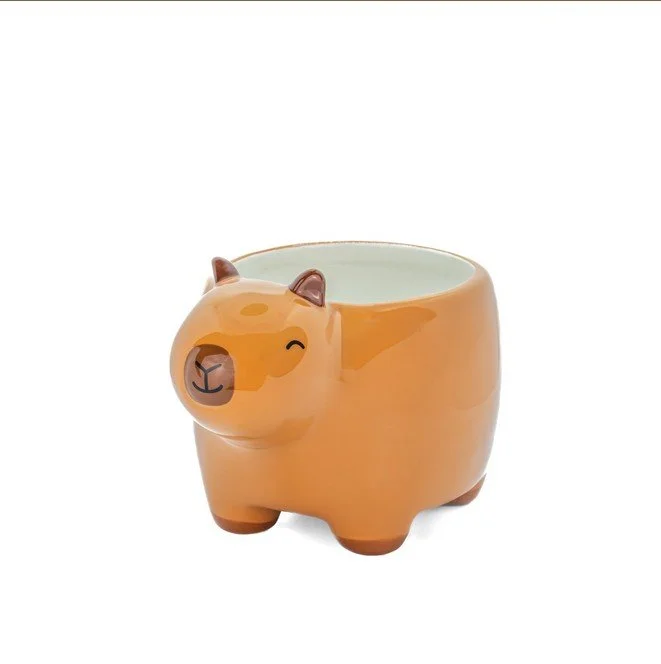 pot capybara, sassetbelle, animal, mignon, marron, décoration.jpg