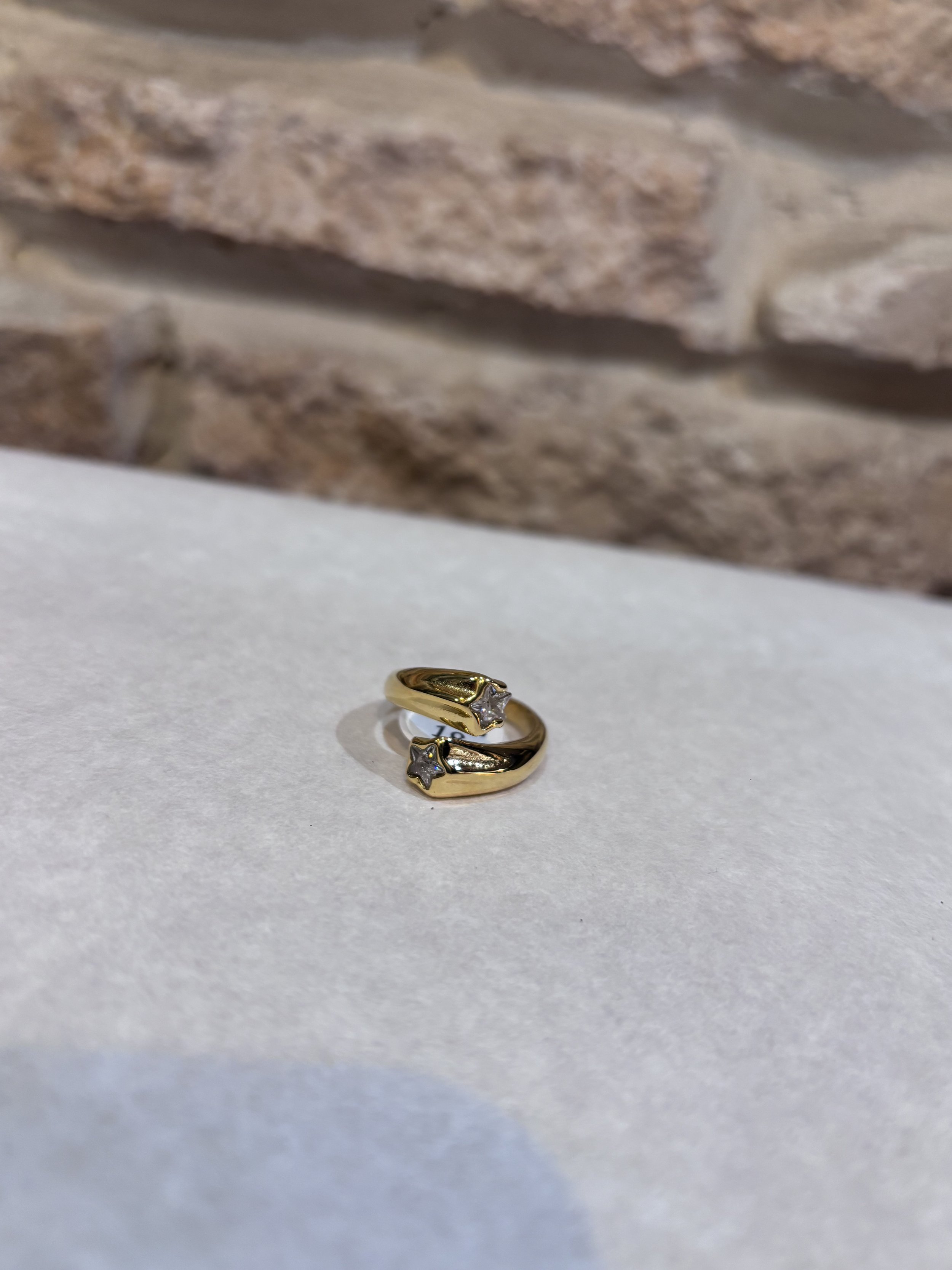 bague, bijou, acier, inoxydable, doré, étoiles.jpeg