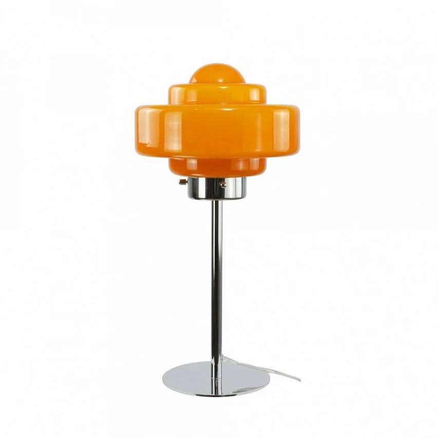 lampe à poser, zeni, c creation, orange, pied, lumiere.jpg