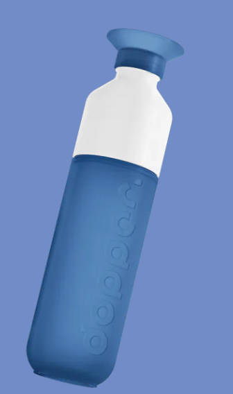 Gourde 450ml, dopper, boire, eau, sport, bleue, soif, aventure, pratique.png