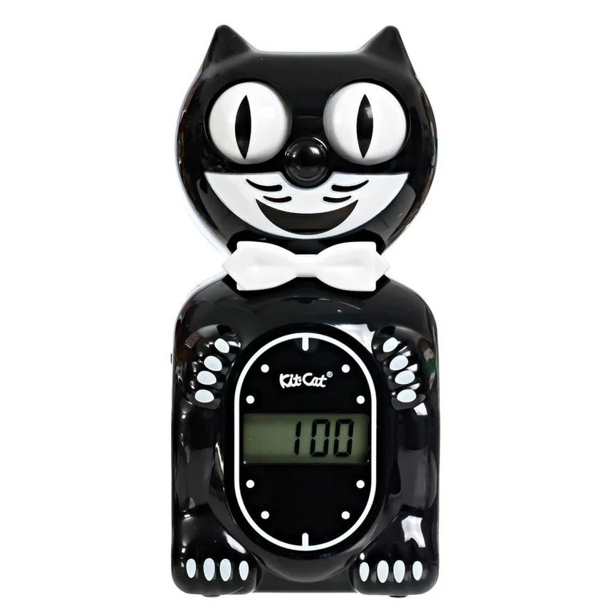 reveil solair, kit cat klock, chat, noir, poser, matin.jpg