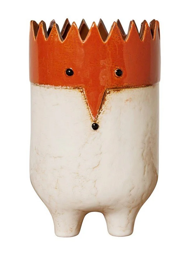 cache pot,chehoma, hérisson, animal, orange, blanc, plantes, décoration.jpg