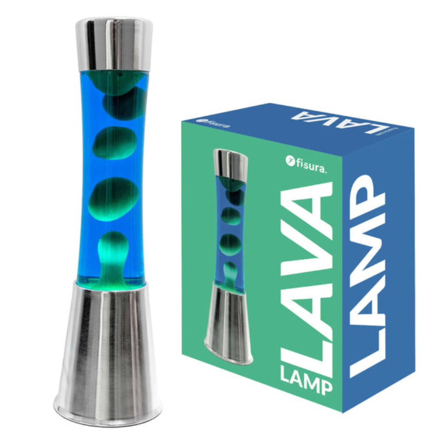 lampe à lave, fisura, bleu, vert, socle, chaud, décoration, lumière.png