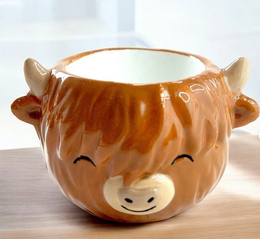 Coquetier Highland Cow - Sass&Belle