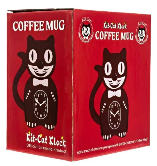 mug, kit cat clock, chat, noir, boire, grand, décoration, fun, animal, horloge.jpg