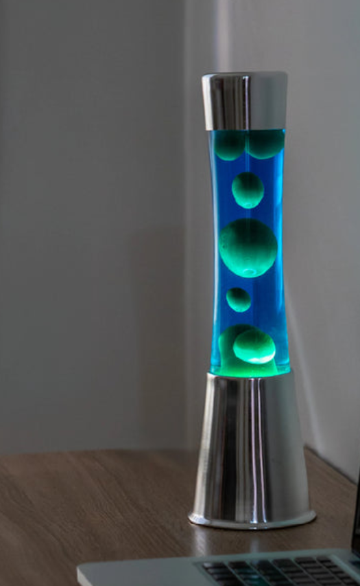 lampe à lave, fisura, bleu, vert, socle, chaud, décoration, lumière, ambiance, spatial.png