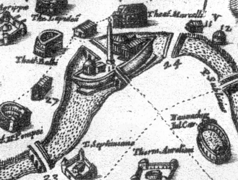 Giacomo Lauro (1612) - Ancient Rome
