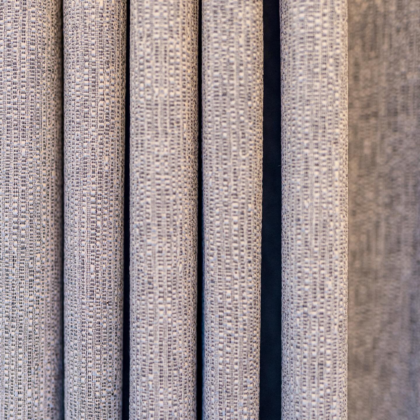 W I N D O W  T R E A T M E N T S

Close up details featuring a glossy textured fabric by Jab Anstoetz. Using a light fabric which is then interlined allows for the curtains to &ldquo;drop&rdquo; impeccably neatly and avoid fanned out curtains. This v