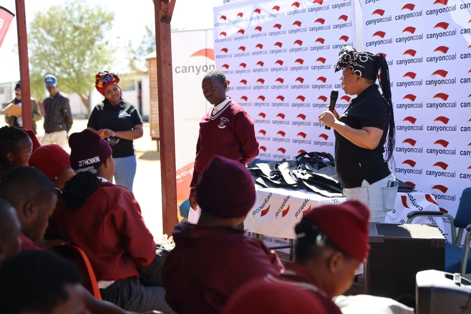 Khanye Colliery’s women in mining initiative at Zithobeni Secondary School