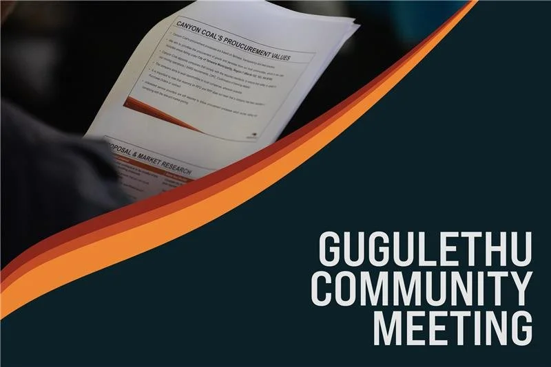 Canyon Coal to host Gugulethu Community Meeting