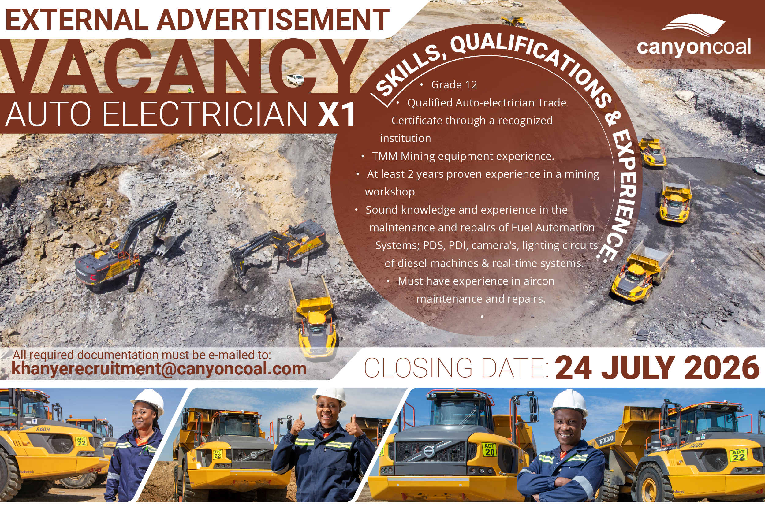 Vacancy: Auto Electrician
