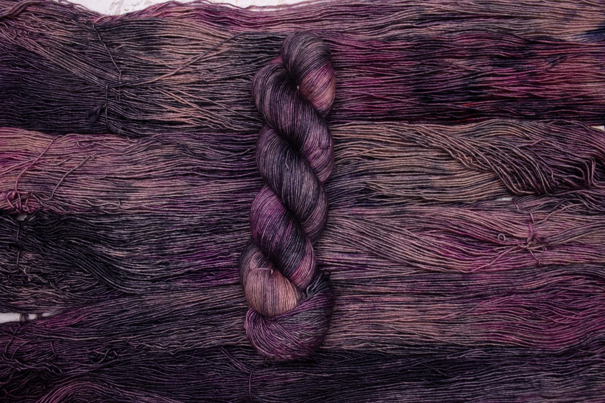 Wildflowers on Yak Silk