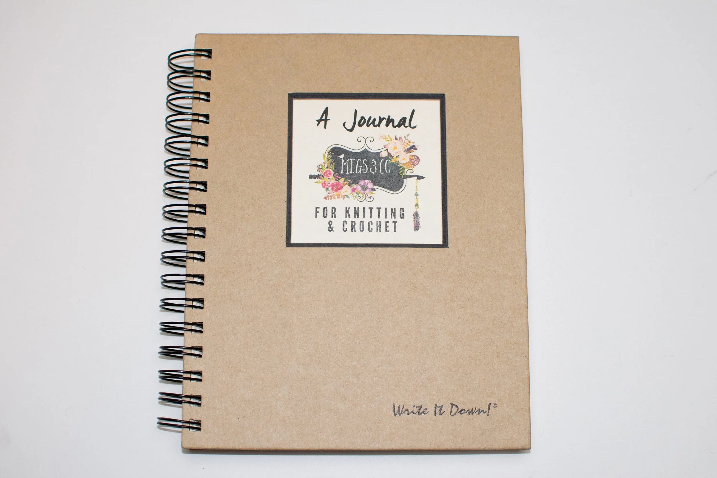 Knitting and Crochet Project Journal — Megs & Co Hand Dyed Yarn and Fiber