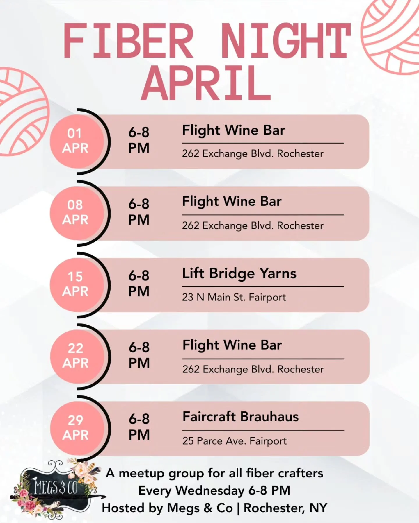 Is your "works-in-progress" pile starting to stare you down? Same. ☁️✨

If you&rsquo;re craving a mid-week reset that involves actual human connection (and maybe a little less doom-scrolling), come hang out at Fiber Night. Whether you&rsquo