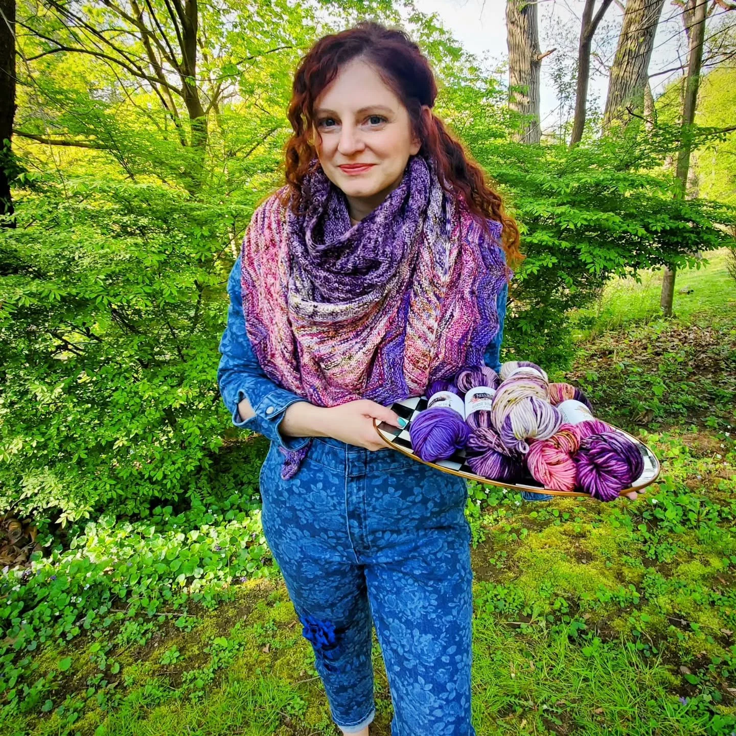 I declare Lilac season open! It only happens once a year and this is it. The entire Lilac Festival collection is available now on both Ghost Town DK &amp; Fingering as well as mini skein sets, but only for a limited time.

#lilacfestival #rochesterli