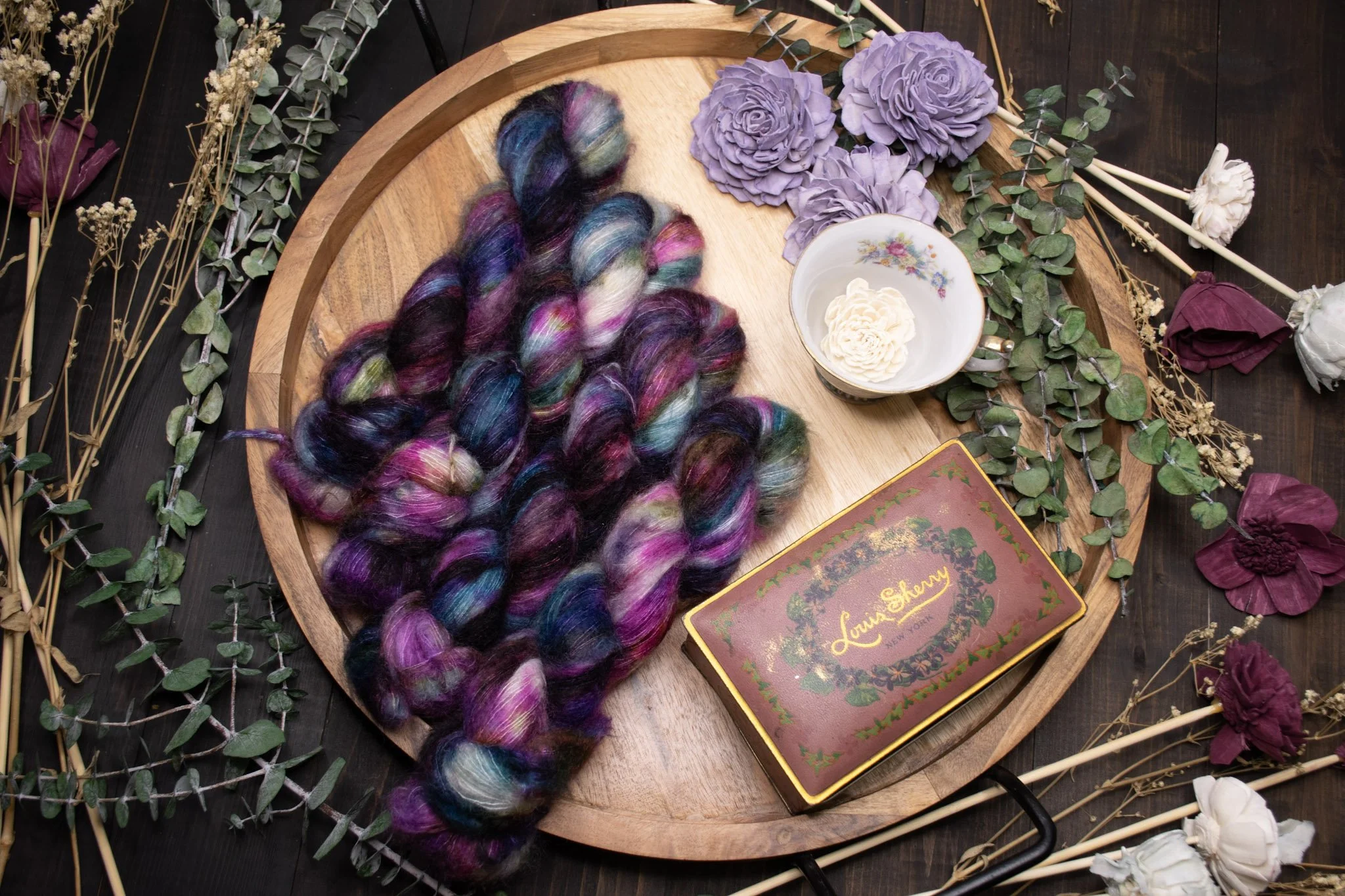 Finger Lakes Wine Tour on Head in the Clouds (silk mohair lace)