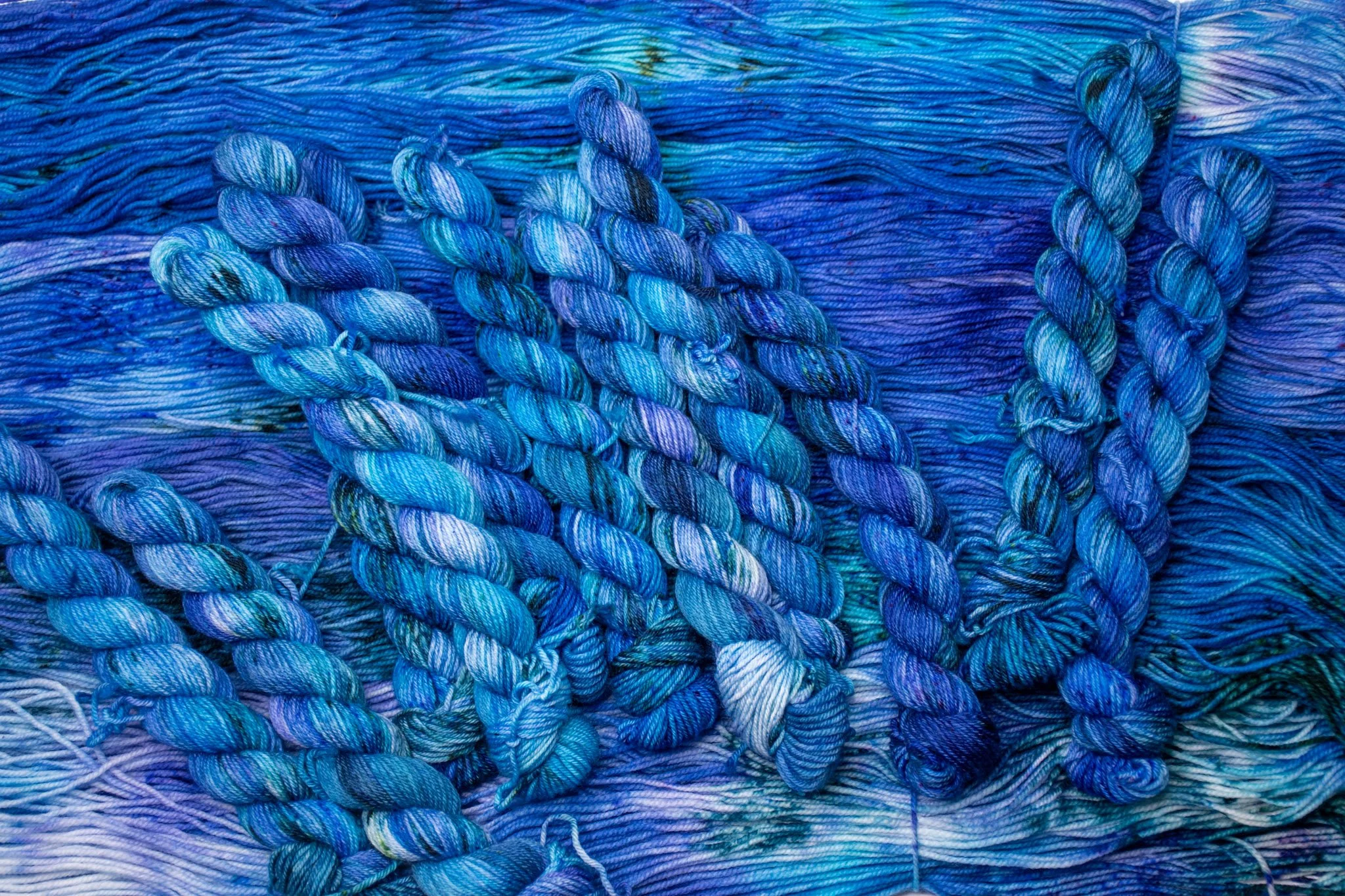 High Falls on mini skeins