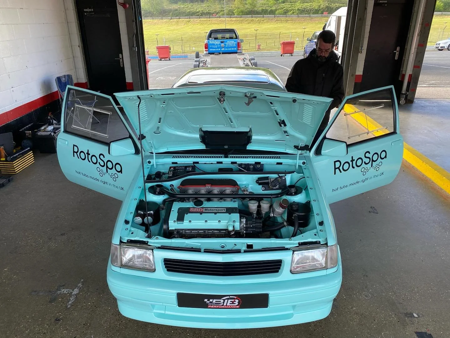 We&rsquo;ve been at @brandshatchofficial today with @opentracktrackdays supporting Karl and his stunning @rotospauk Vauxhall Nova Trackcar! 
We&rsquo;ve carried out some winter upgrades before today to improve it for 2026 season:

▪️Power Steering co