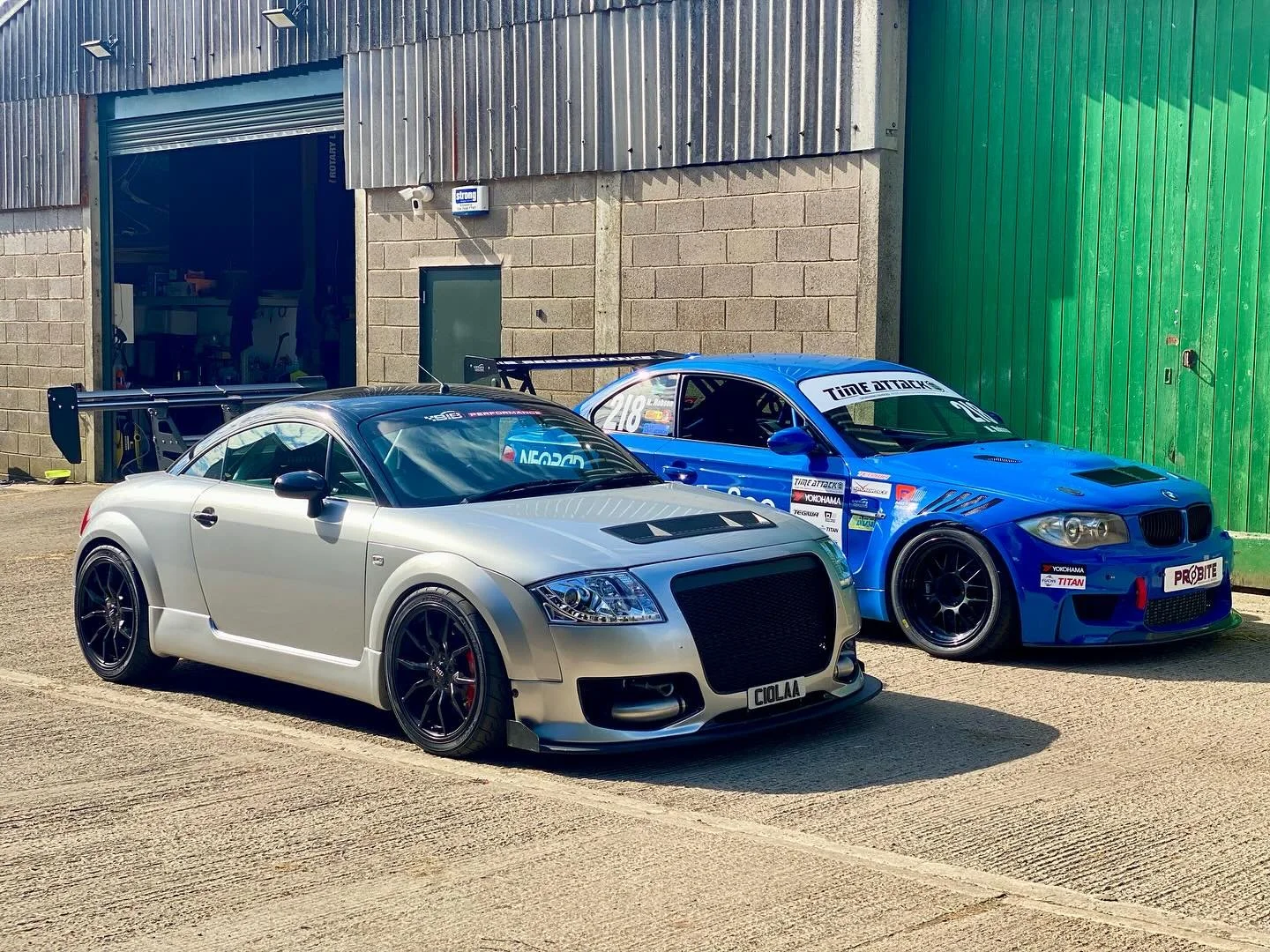We are very lucky to have a fabulous array of vehicles in at BiB. Here&rsquo;s a few from the past weeks:

▪️Project TT received revised geometry &amp; ride height 
▪️Mk3 MR2 Trackcar receiving 4 wheel alignment to our specs
▪️New car protection pack