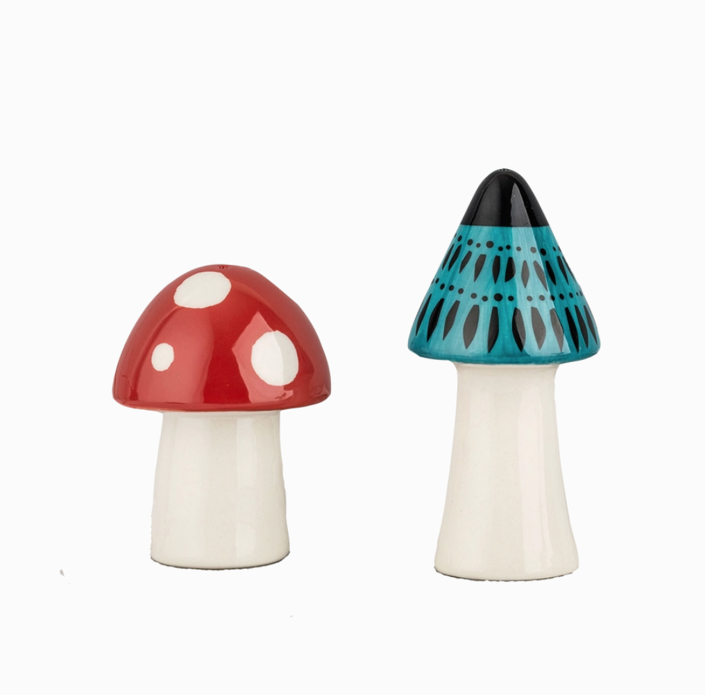 Toadstool Salt and Pepper Shakers