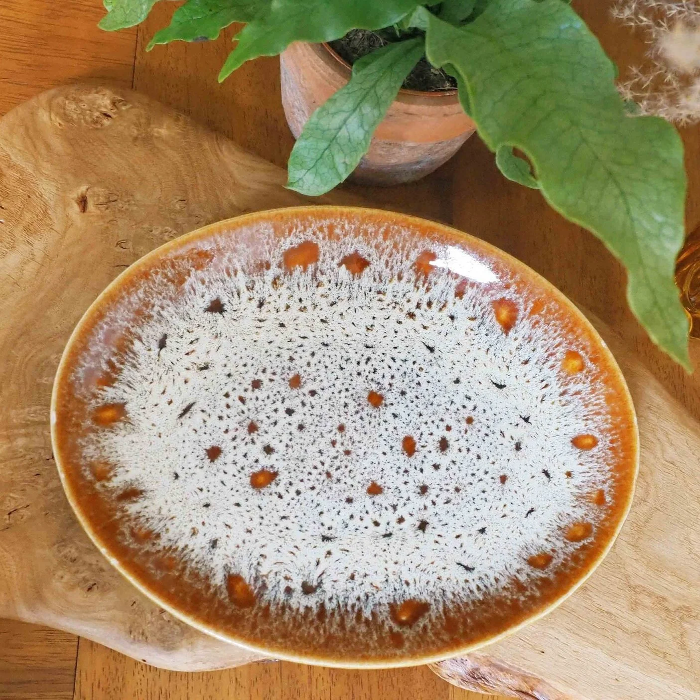 VINTAGE FOSTERS "HONEYCOMB" SERVING DISH