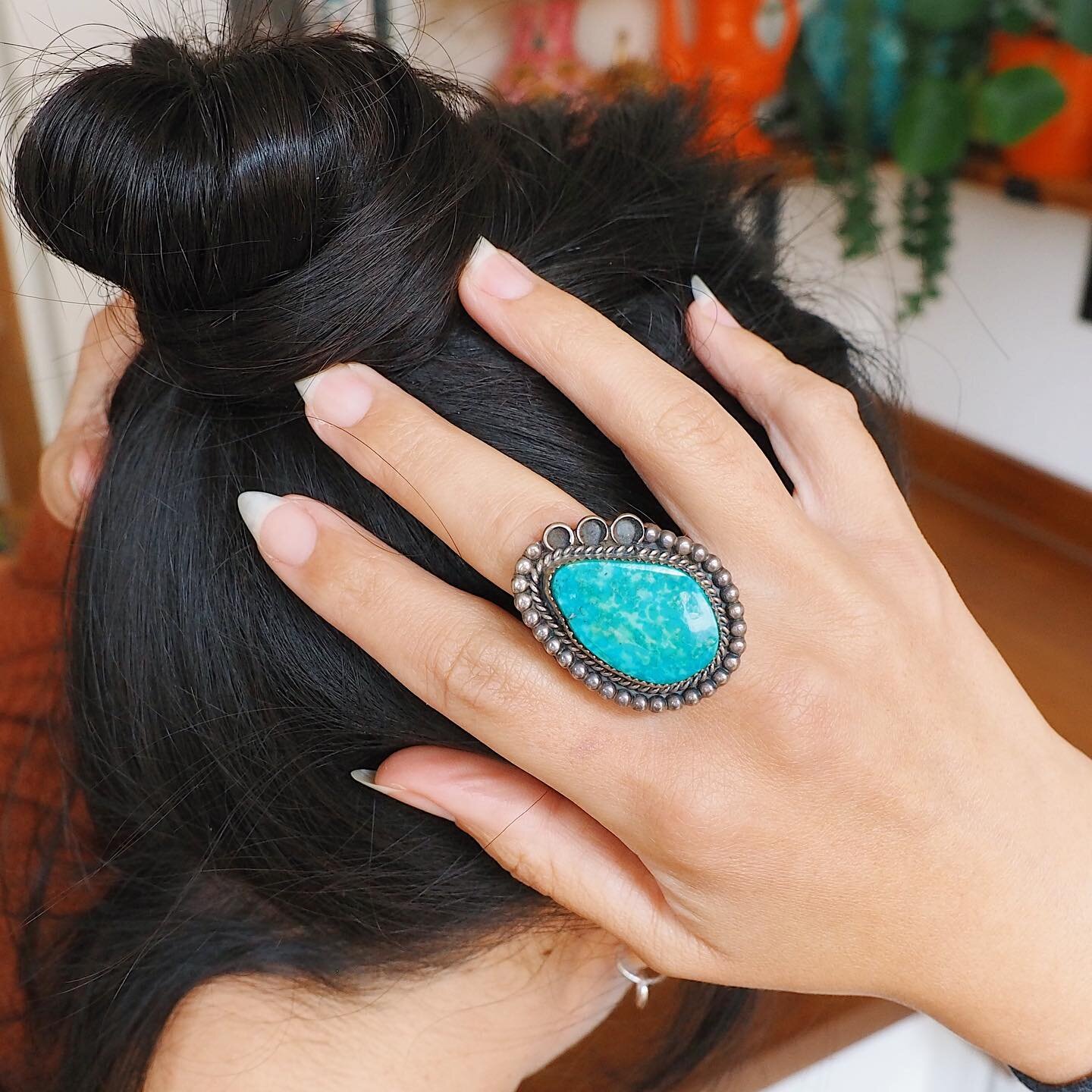 ✦ We&rsquo;re little magpies for all things shiny 😍 Who&rsquo;s with us?! From this chunky silver &amp; turquoise Navajo statement ring to bamboo style clip on earrings these are the jewellery babes from Col: Five ~ Which is your fav? ✦