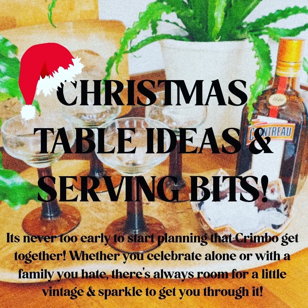 Christmas is upon us..only 2 paydays left to get sorted! Why not add some Vintage Sparkle to your Table Setting or Serving Shit with this handpicked items!! 
Click on the product links to read more!!