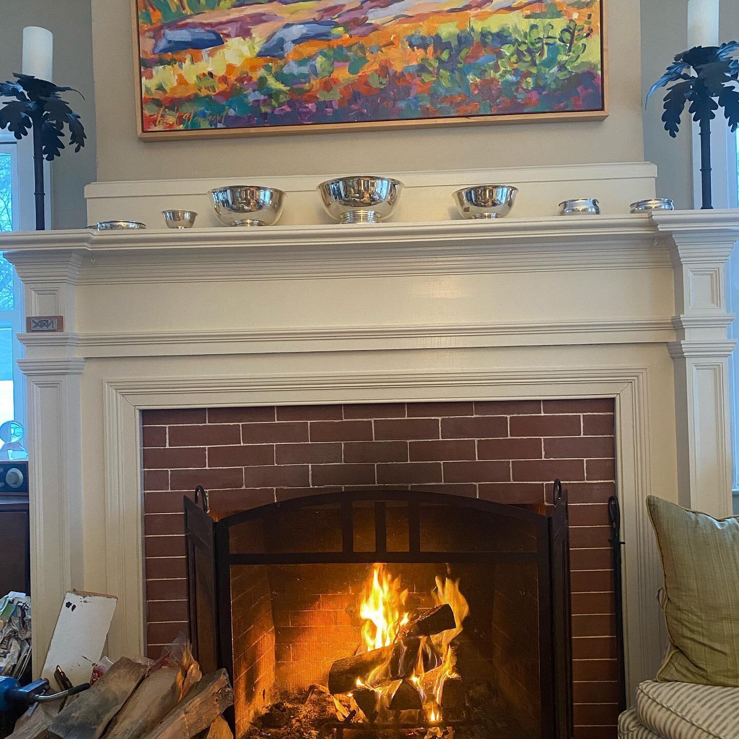 Sleet? In Maine? Yes! Warm fires keep Mainers sane. #mainerlife #mainelife #207mainer #mainewinter #acadia #barharbor #downeastmaine #downtownellsworth #woodheat