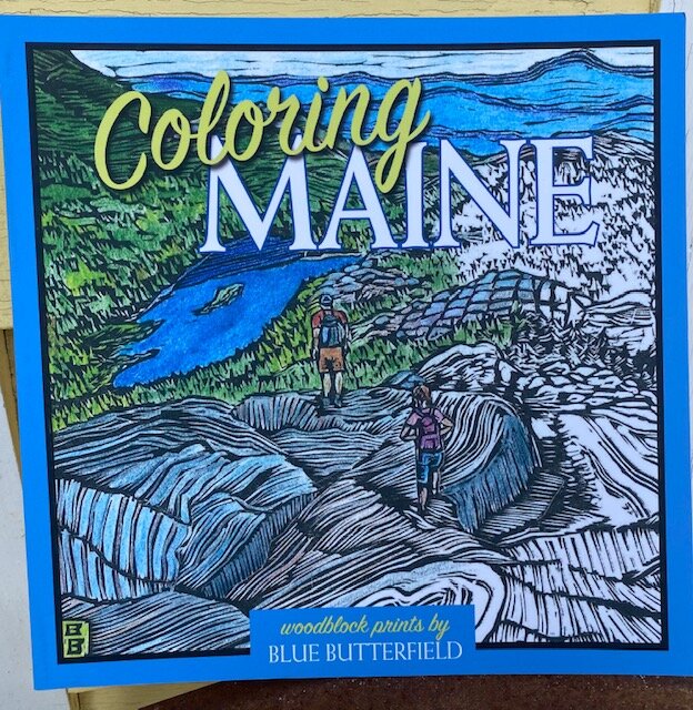 Coloring Maine coloring book. <br/>Blue Butterfield, illustrator — 207  Mainer