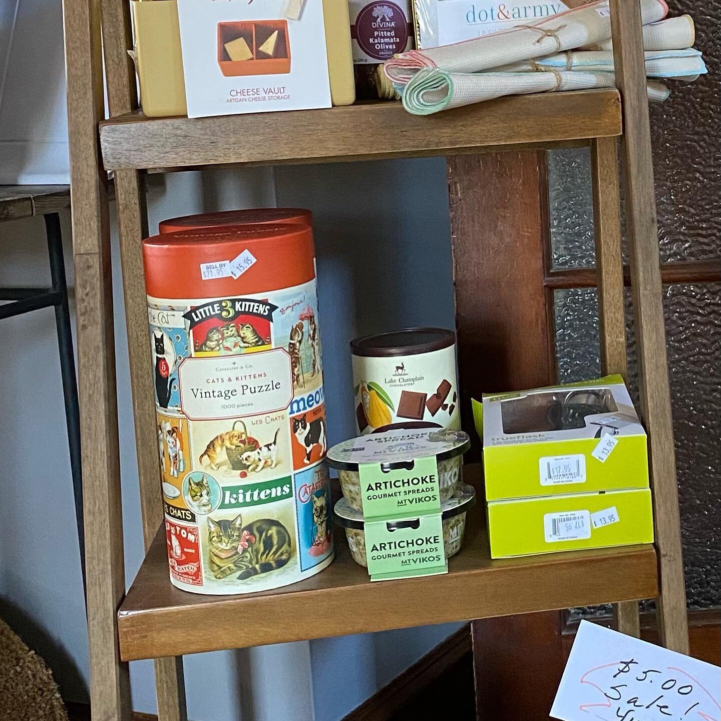Spring. Sale. Lots of goodies at great prices! Specialty foods. Cocktail infusers. Puzzles. Home goods. Open Saturday. Or by chance. But chances are good! #savingmoney #207mainer #downtownellsworth #acadia #barharbor #mainelife #mainething #207mainer