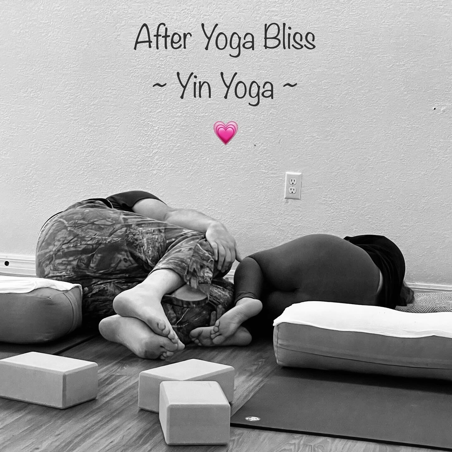Yin Yoga, February 14th at 6pm!