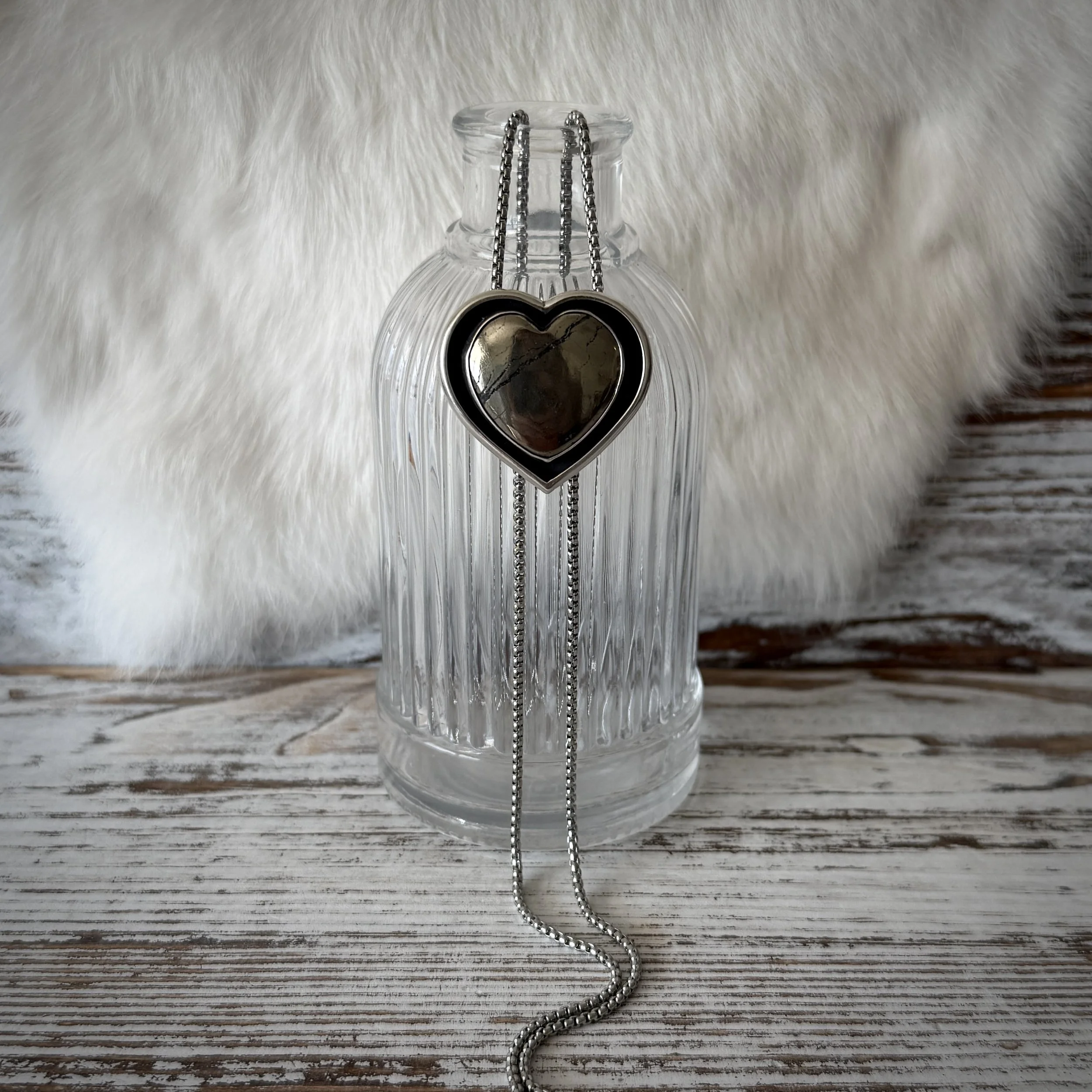 Sterling Silver & Apache Gold Chain Bolo