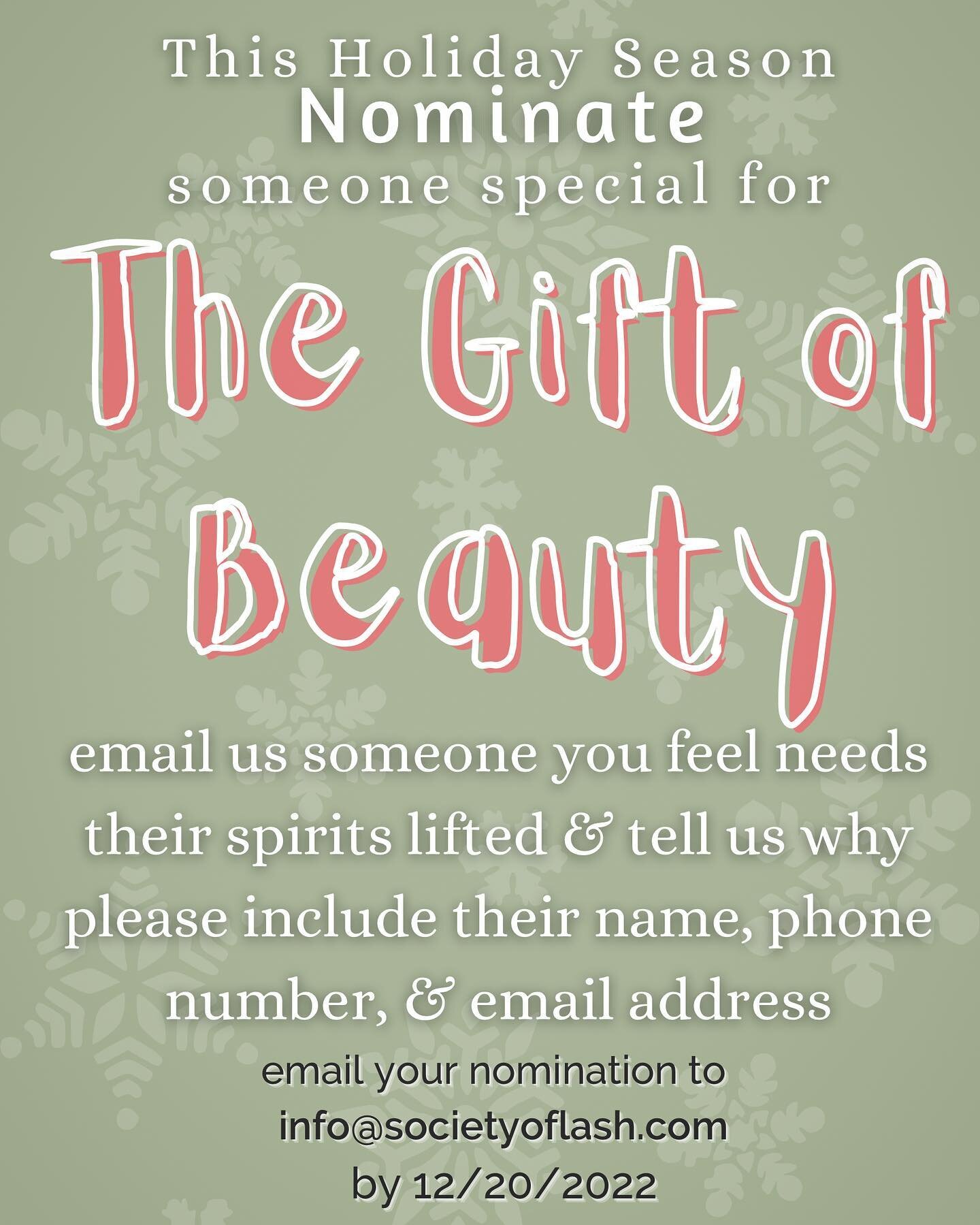 Give the gift of beauty this holiday season!🥰🎄💚